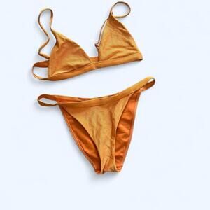 LA Hearts Pacsun orange bikini set Size Medium